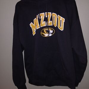 Gildan Black Mizzou Hoodie